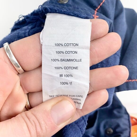 Crewcuts navy blue corduroy straight leg pants 10 - Picture 7 of 11